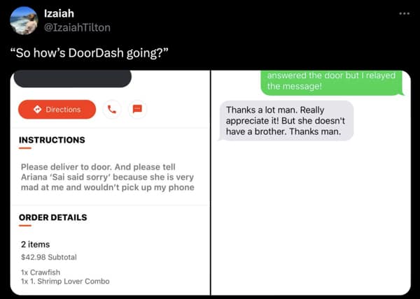 doordash memes, food delivery memes, ubereats memes