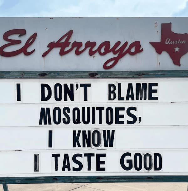 el arroyo, el arroyo signs, funny signs, funny restaurant signs, Restaurant Wit, Culinary Comedy