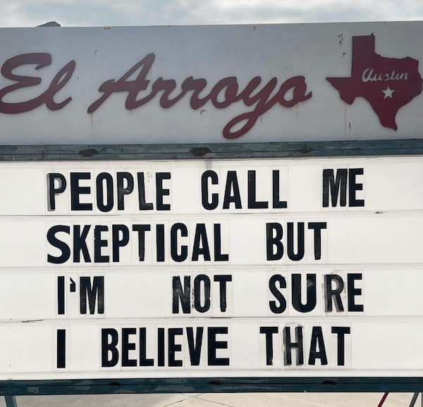 el arroyo, el arroyo signs, funny signs, funny restaurant signs, Restaurant Wit, Culinary Comedy