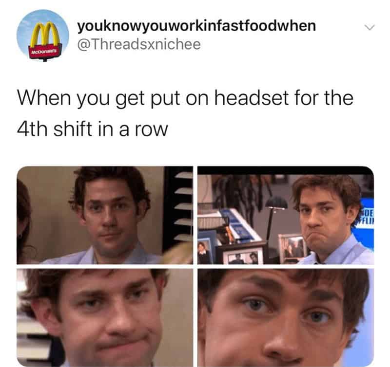 fast food memes, food service memes, funny fast food memes, food service memes, relatable work memes