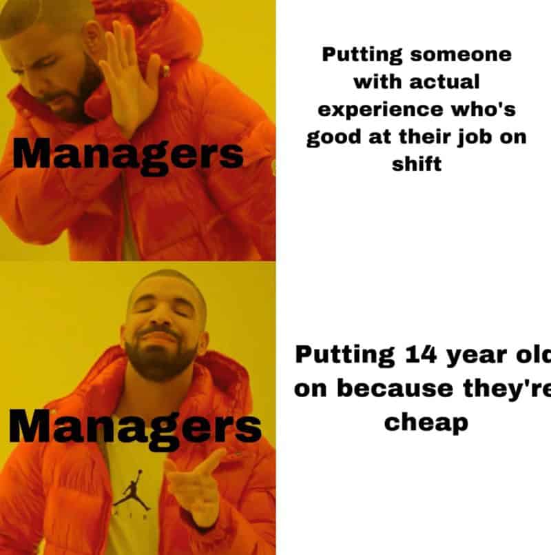 fast food memes, food service memes, funny fast food memes, food service memes, relatable work memes