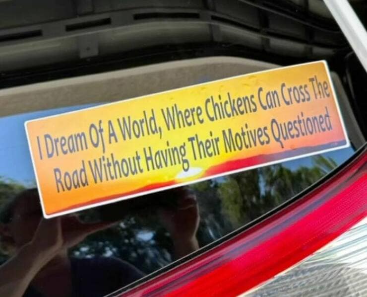 funny bumper stickers, hilarious bumper stickers, ridiculous bumper stickers, witty bumper stickers