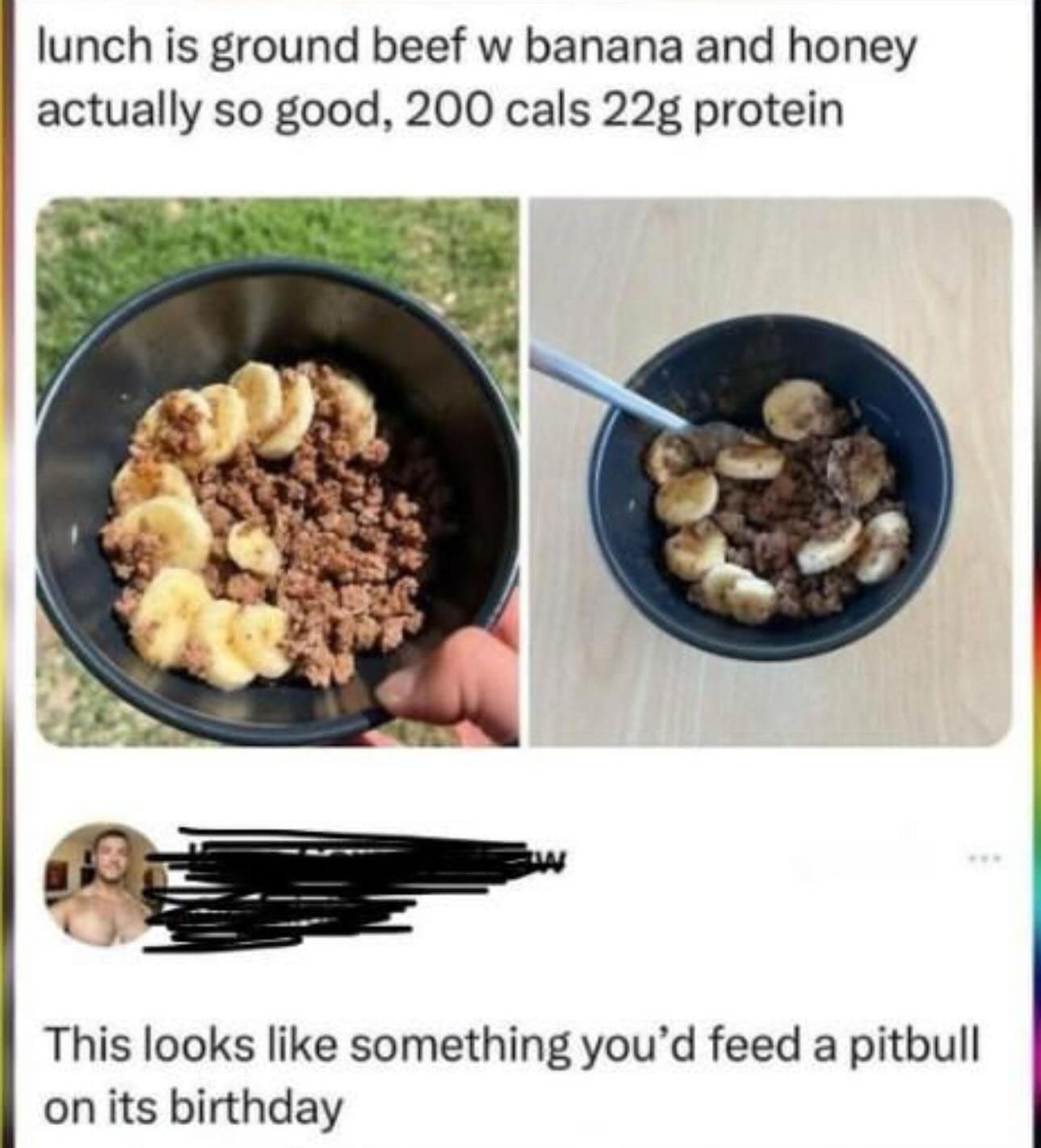 This looks like something you'd feed a pitbull on its birthday