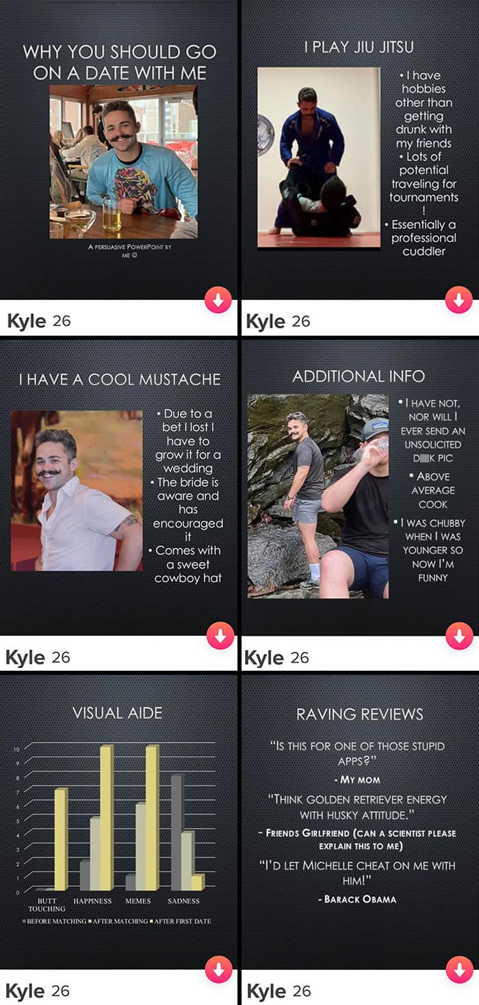 funny tinder bios, dating app conversations, Tinder fails, funny Tinder profiles