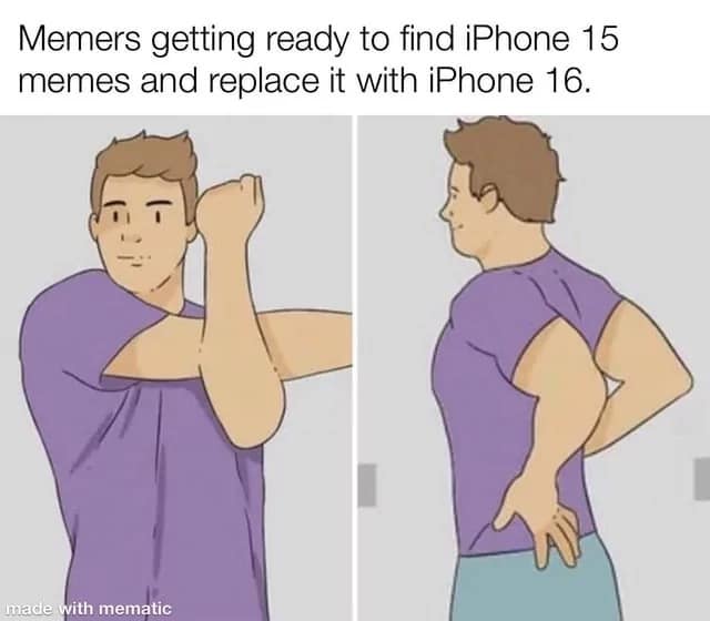 iphone 16 memes, iPhone memes, Apple memes, apple event memes, apple memes 2024