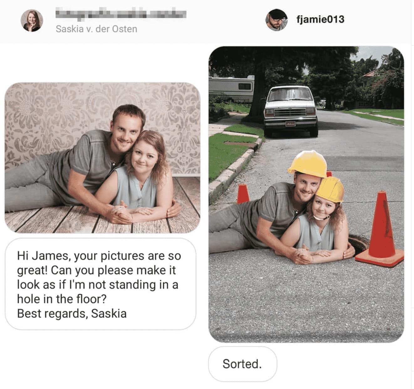 James Fridman, funny photo edits, Photoshop fails, internet humor, Photoshop jokes, hilarious photo edits, creative photo manipulations