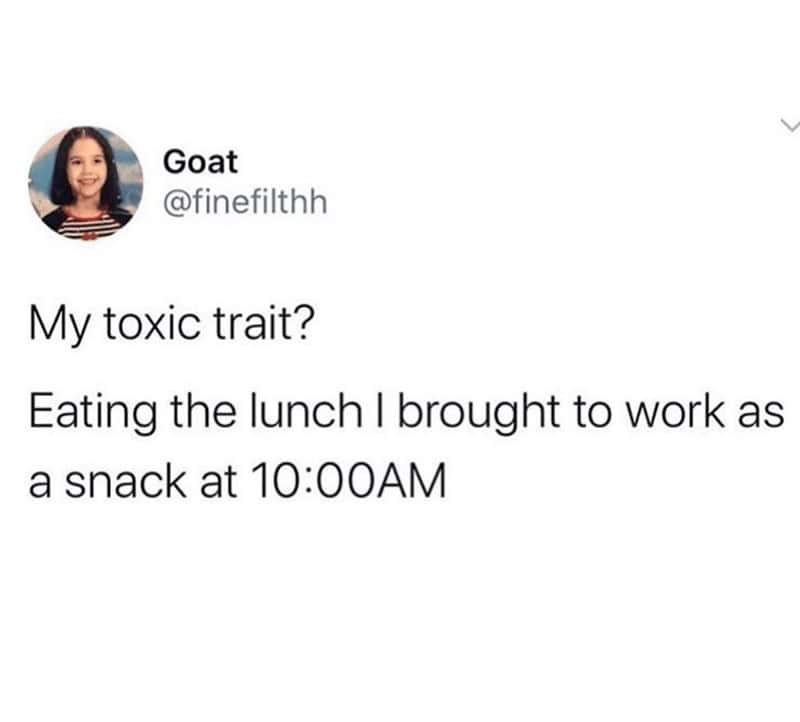 lunch memes, food memes, Meal prep memes, Snack memes