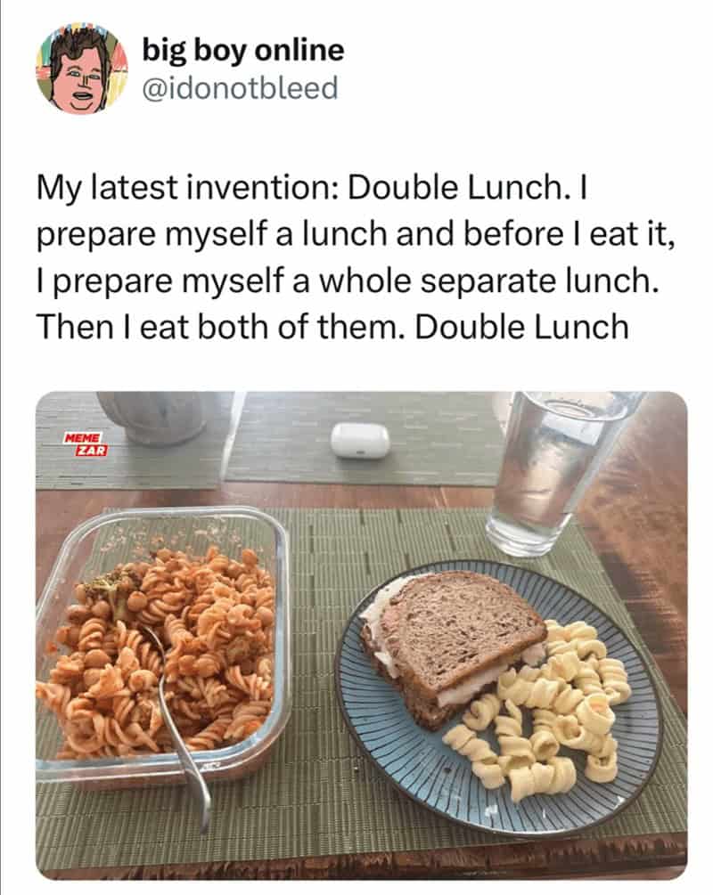lunch memes, food memes, Meal prep memes, Snack memes