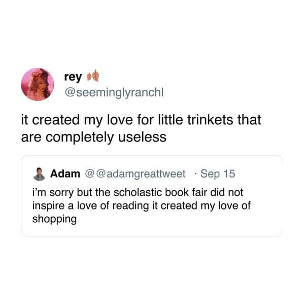 nostalgia memes, nostalgia tweets, 90s memes, childhood memes, early 2000s memes, retro humor, childhood TV memes, 90s kid memes, throwback memes, millennial nostalgia, old school memes, book fair memes