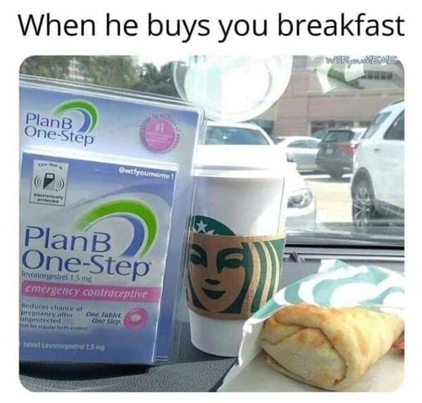 When he buys you breakfast