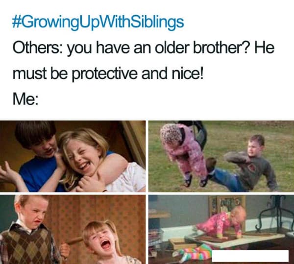 sibling memes, Funny Family Memes, Brother Sister Memes, Childhood Memories Memes, Sibling Humor, Family Shenanigans, Growing Up Memes