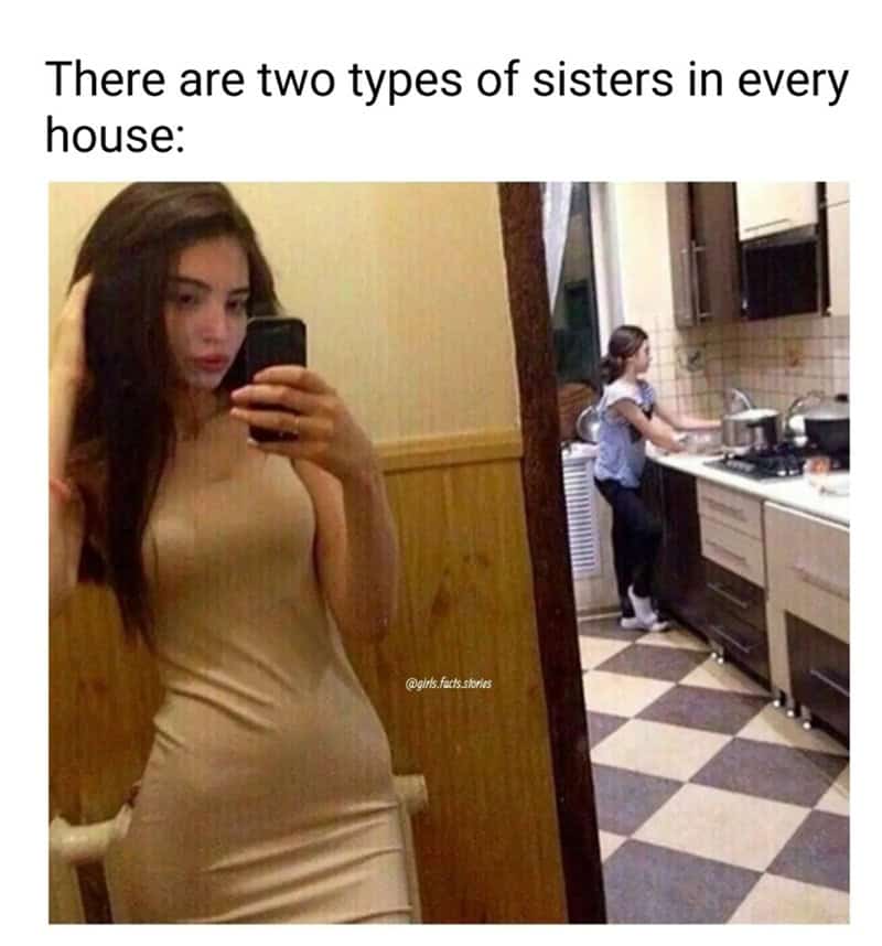 sister memes, sibling memes, family memes, childhood memes, sisters memes