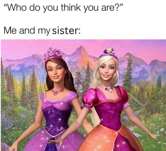 sister memes, sibling memes, family memes, childhood memes, sisters memes