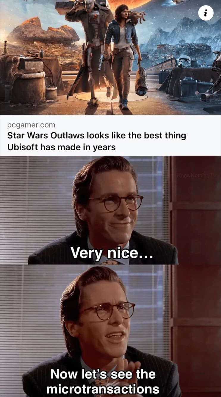 star wars outlaws memes, Star Wars gaming memes, Video game patch memes, Early access game memes