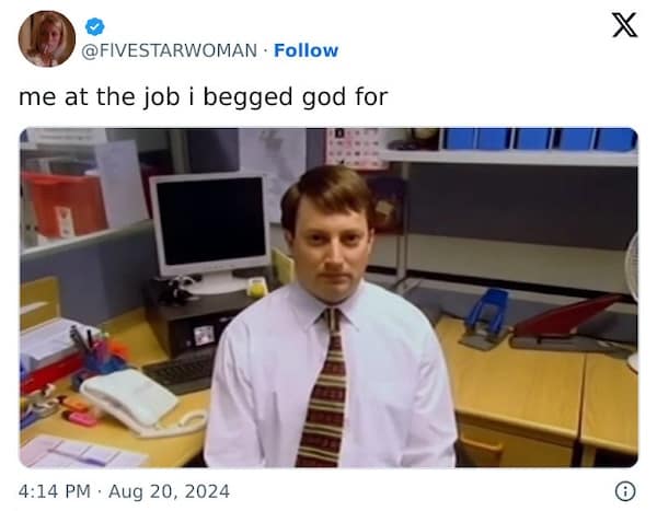 work memes, relatable office humor, Hilarious Work Tweets, Office Humor Compilation, Funny Work Fails, Hilarious Workplace Blunders, Comical Work Situations