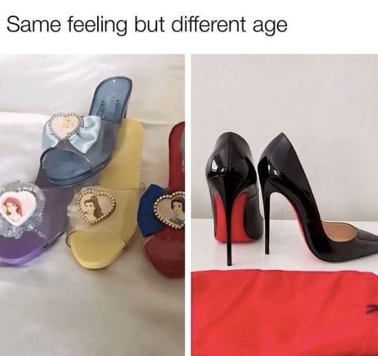 Same feeling but different age