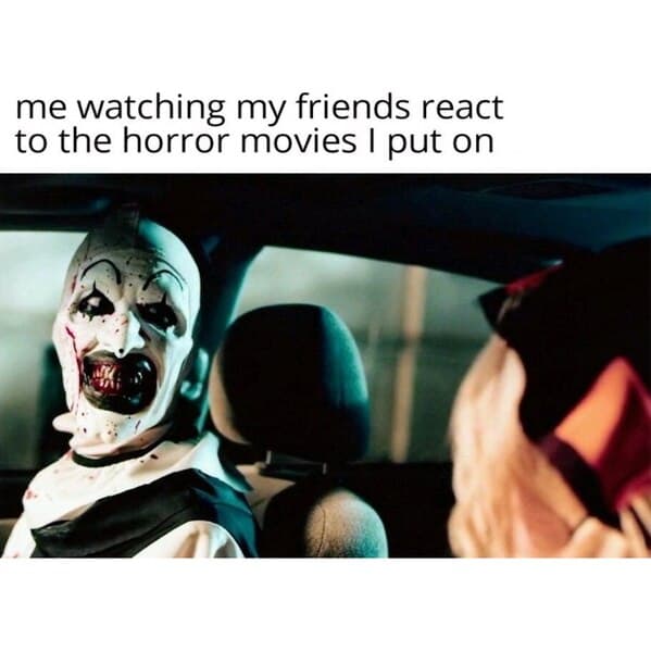 terrifier memes, terrifier 3 memes, art the clown memes, scary memes, dark humor memes, creepy clown memes