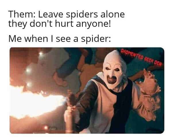 terrifier memes, terrifier 3 memes, art the clown memes, scary memes, dark humor memes, creepy clown memes