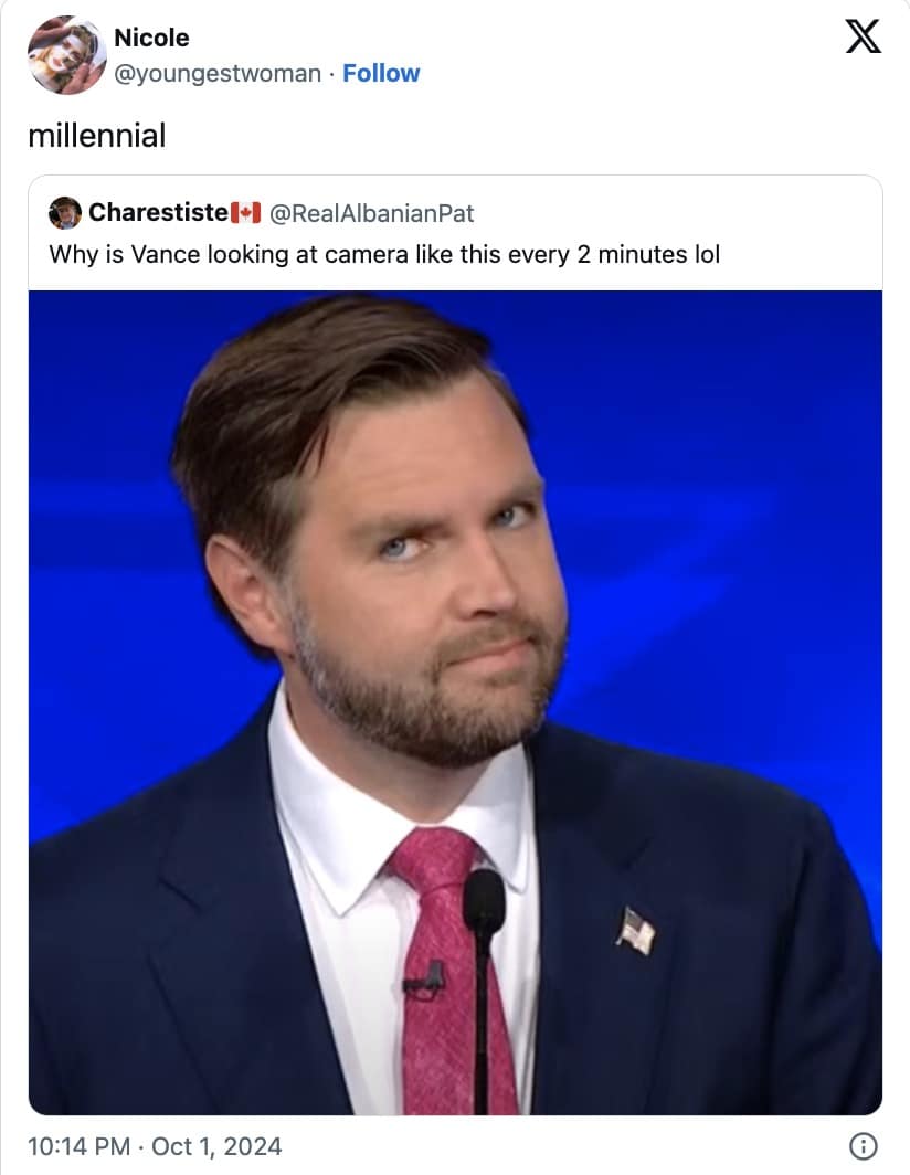 vp debate memes, Tim Walz memes, JD vance memes, political memes, debate memes, funny political memes, election memes, political debate humor, campaign gaffe memes, funny political reactions