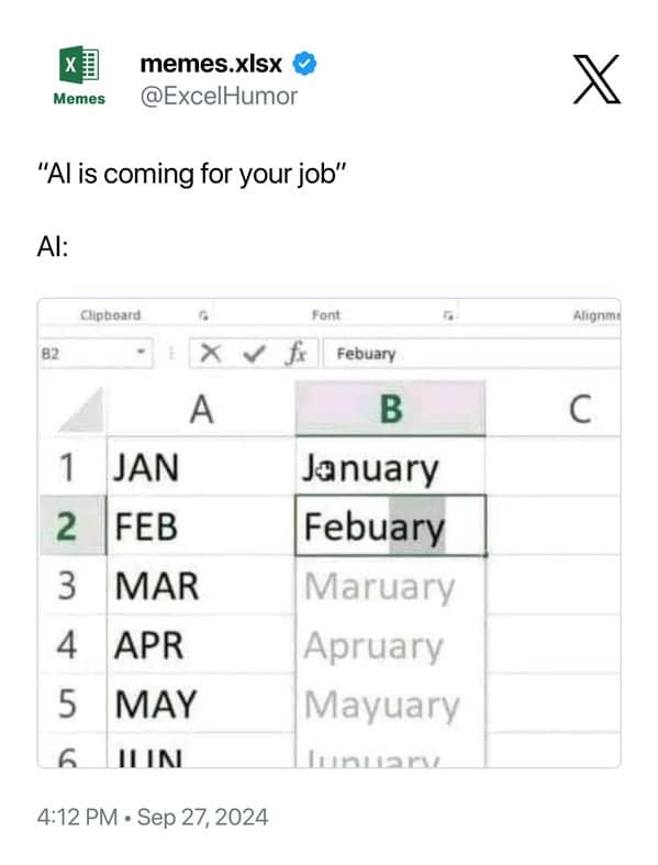 ai memes, AI is coming for your jobs, automation jokes, job replacement, artificial intelligence memes