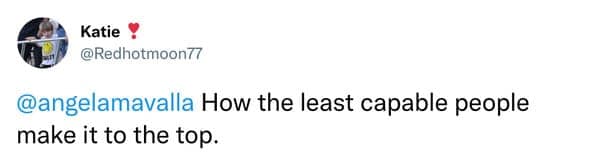 How the least capable people make it to the top.