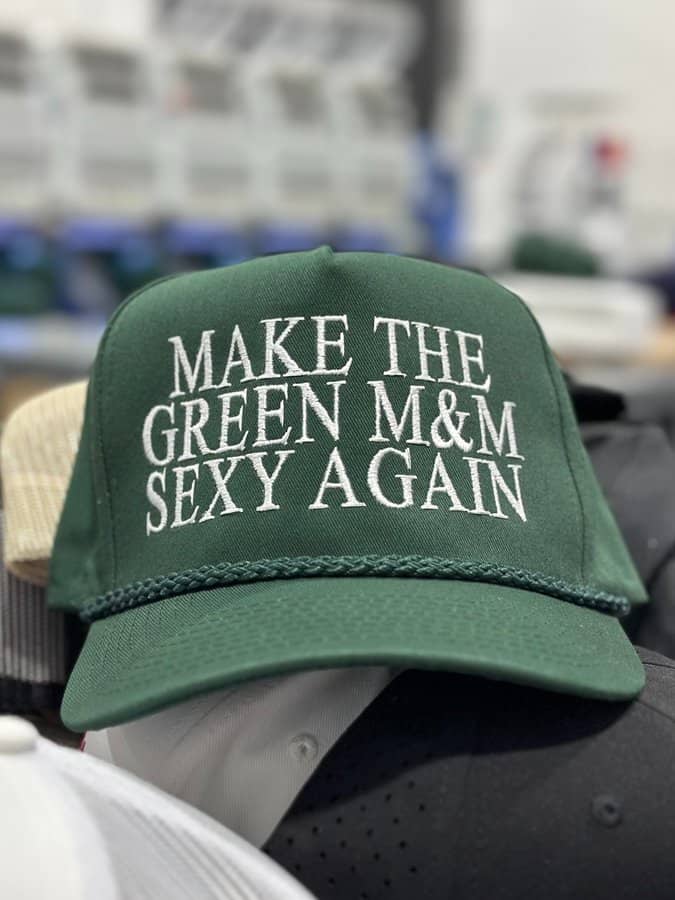 MAKE THE GREEN M&M SEXY AGAIN