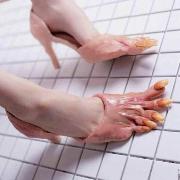 cursed shoes, cursed images of shoes, funny shoe fails, bizarre footwear, cursed fashion, footwear fails, cursed fashion memes, weird shoes, strange shoe designs, funny fashion fails, bizarre product memes