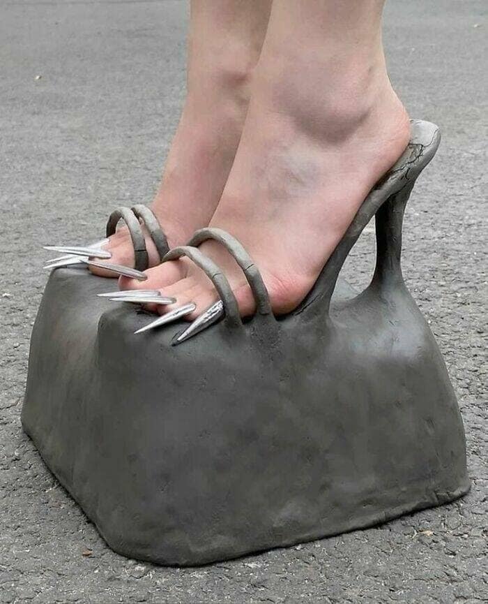cursed shoes, cursed images of shoes, funny shoe fails, bizarre footwear, cursed fashion, footwear fails, cursed fashion memes, weird shoes, strange shoe designs, funny fashion fails, bizarre product memes