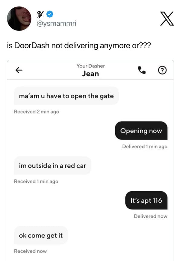 doordash memes, food delivery memes, online order memes, delivery fails, DoorDash fails, funny food delivery, delivery driver memes, DoorDash jokes, delivery mishaps, funny delivery memes
