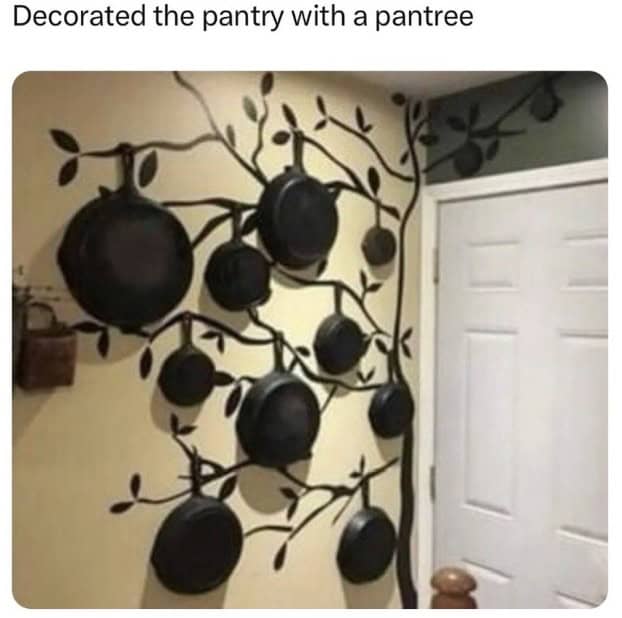 Decorated the pantry with a pantree