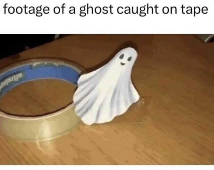 footage of a ghost caught on tape