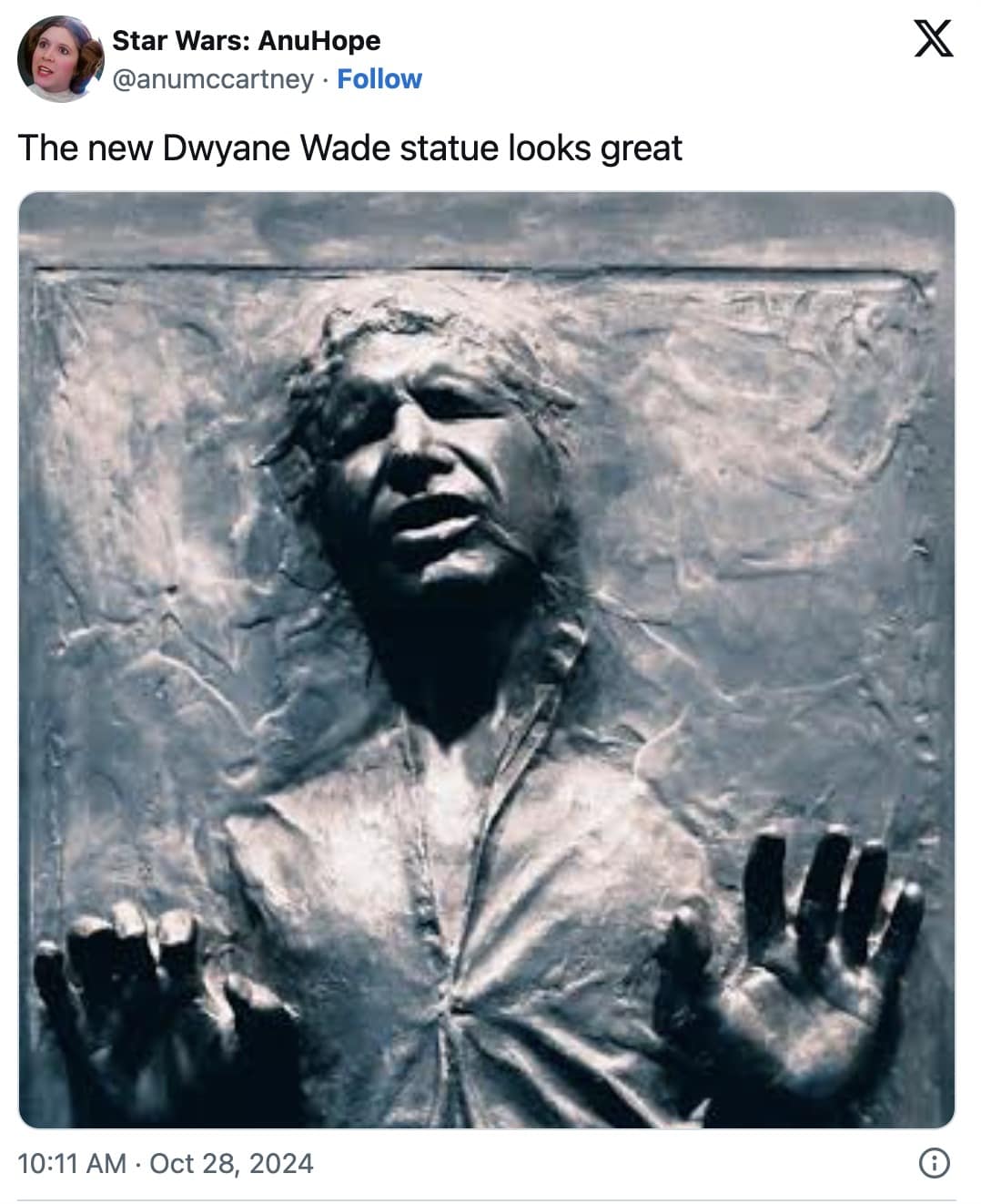 dwayne wade statue memes, d-wade statue memes, Dwayne Wade tribute memes, Dwayne Wade sculpture memes, D-Wade statue jokes, Dwayne Wade monument memes, NBA statue memes, Dwayne Wade bronze memes