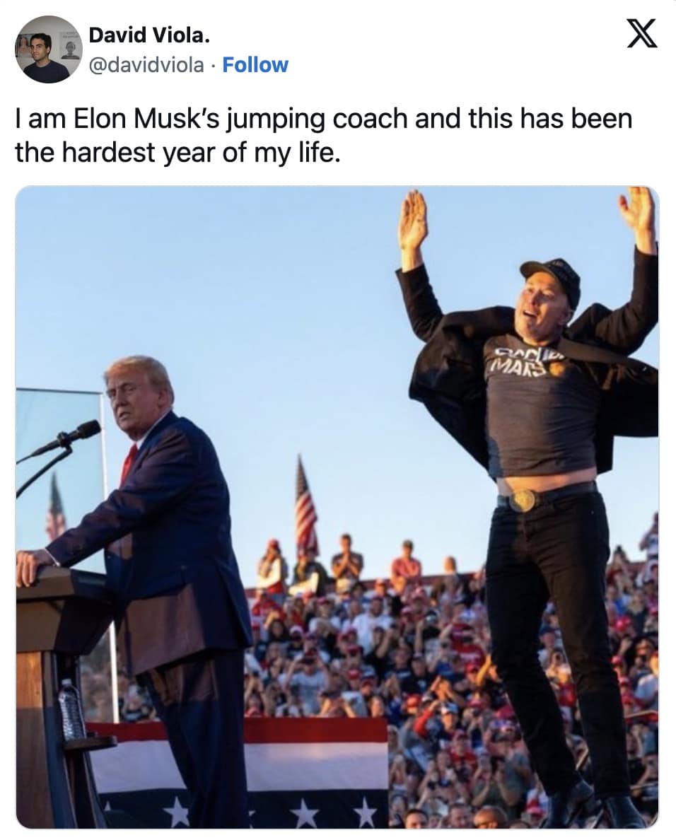 elon musk jumping memes, elon memes, Musk memes, political memes, viral photo memes, rally memes, Donald Trump memes, Musk rally memes, political humor, viral moment memes, billionaire memes