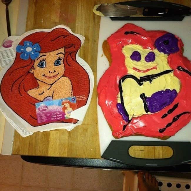 failed cakes, cake fails, cake disasters, baking fails, frosting fails, cake decorating fails
