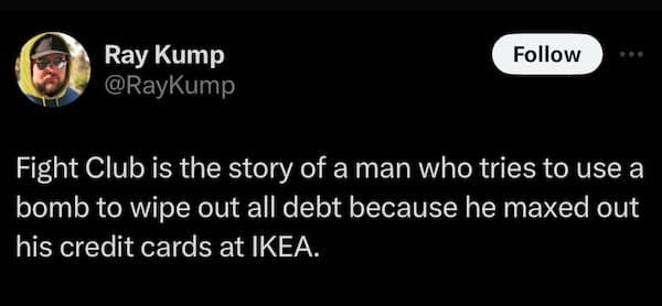 fight club memes, Tyler Durden memes, Jack and Tyler memes, first rule memes, film memes, classic movie memes, movie humor, Fight Club jokes, iconic film memes