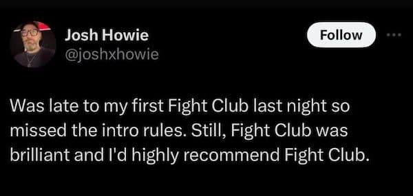 fight club memes, Tyler Durden memes, Jack and Tyler memes, first rule memes, film memes, classic movie memes, movie humor, Fight Club jokes, iconic film memes