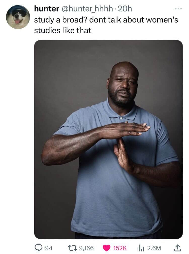 study a broad? dont talk about women's studies like that