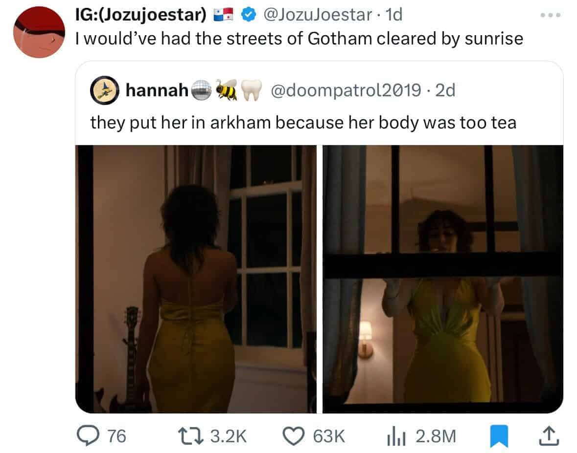I would've had the streets of Gotham cleared by sunrise