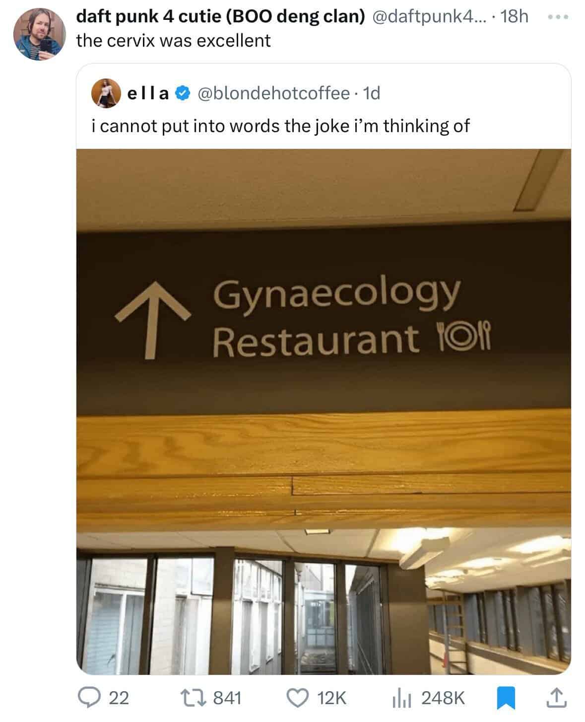 the cervix was excellent
