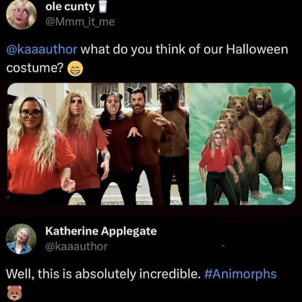 what do you think of our Halloween costume?