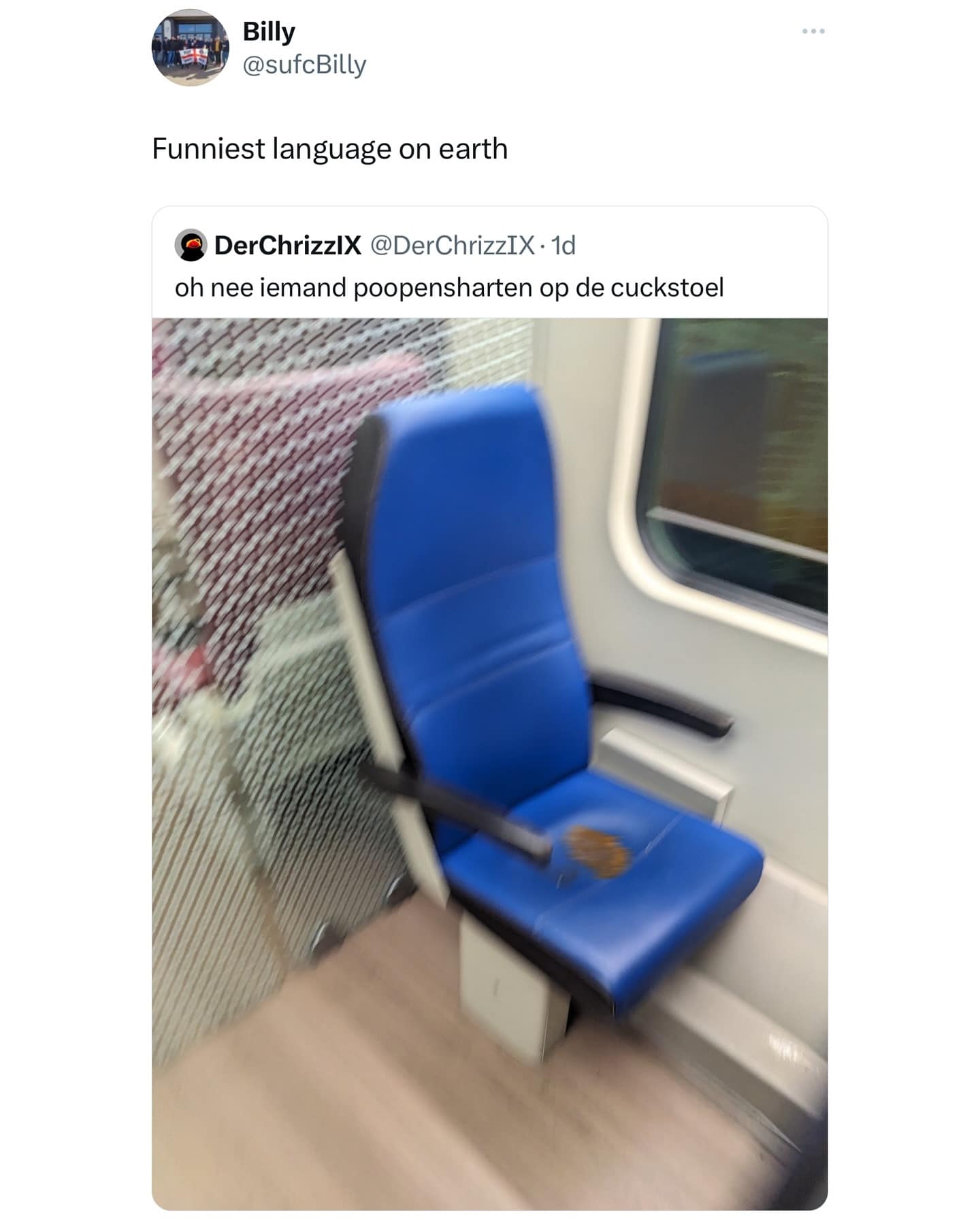 Funniest language on earth DerChrizzIX @DerChrizzIX • 1d