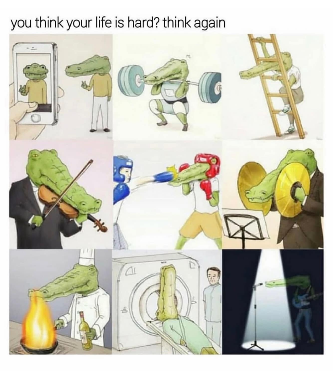 you think your life is hard? think again