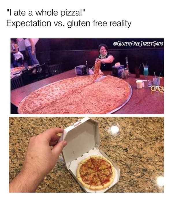 gluten free memes, gluten allergy memes, funny gluten-free jokes, gluten-free humor, food allergy memes, gluten intolerance memes, diet struggle memes, dietary restriction jokes, gluten-free struggles, healthy eating humor