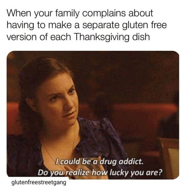 gluten free memes, gluten allergy memes, funny gluten-free jokes, gluten-free humor, food allergy memes, gluten intolerance memes, diet struggle memes, dietary restriction jokes, gluten-free struggles, healthy eating humor