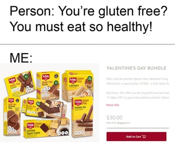 gluten free memes, gluten allergy memes, funny gluten-free jokes, gluten-free humor, food allergy memes, gluten intolerance memes, diet struggle memes, dietary restriction jokes, gluten-free struggles, healthy eating humor