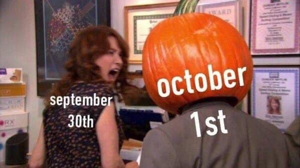 september 30th october 1st