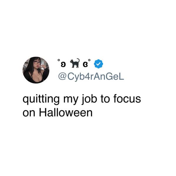quitting my job to focus on Halloween