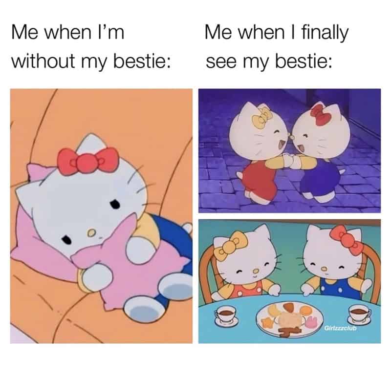 hello kitty memes, Sanrio memes, Hello Kitty funny memes, Hello Kitty humor, cute character memes, childhood nostalgia memes, fandom memes, adorable memes, nostalgic character humor, fandom jokes