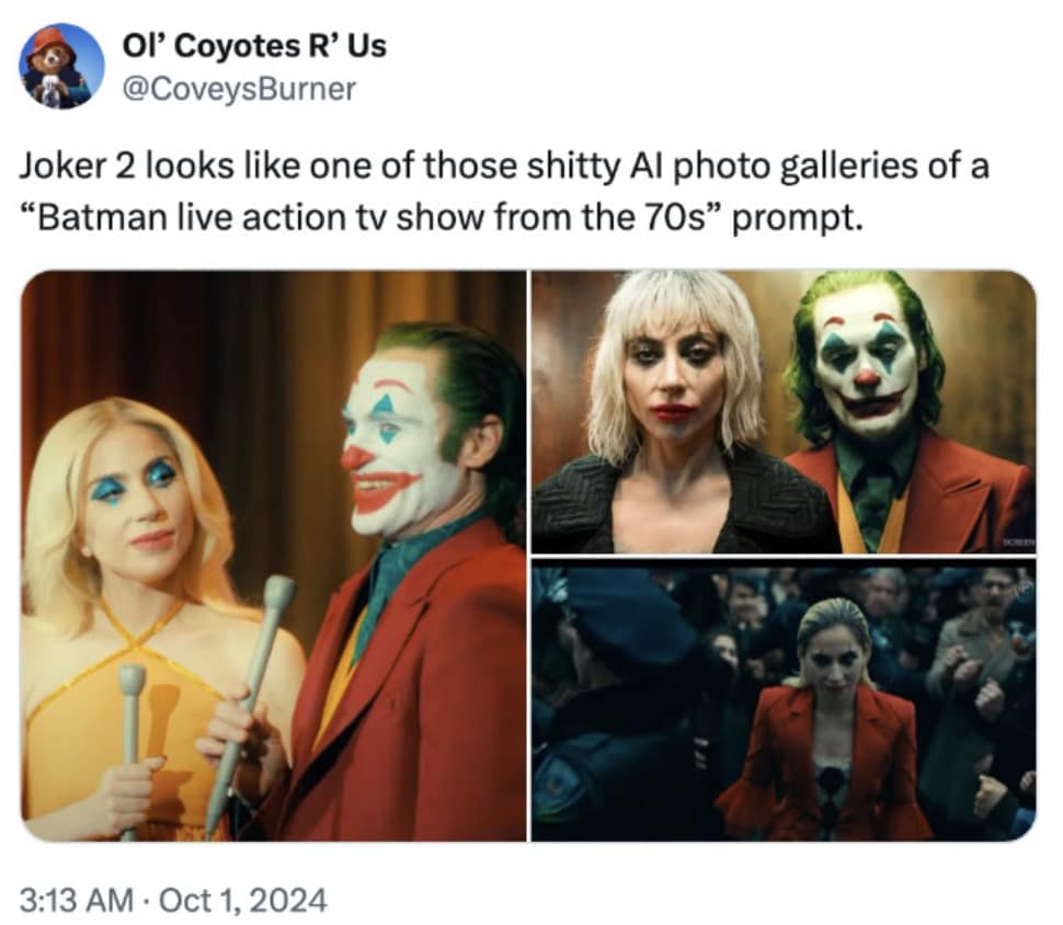 Joker 2 memes, joker 2 reactions, Joker memes, Joker sequel memes, movie roast memes, musical memes, bad movie memes, film satire, movie sequel humor, film criticism memes
