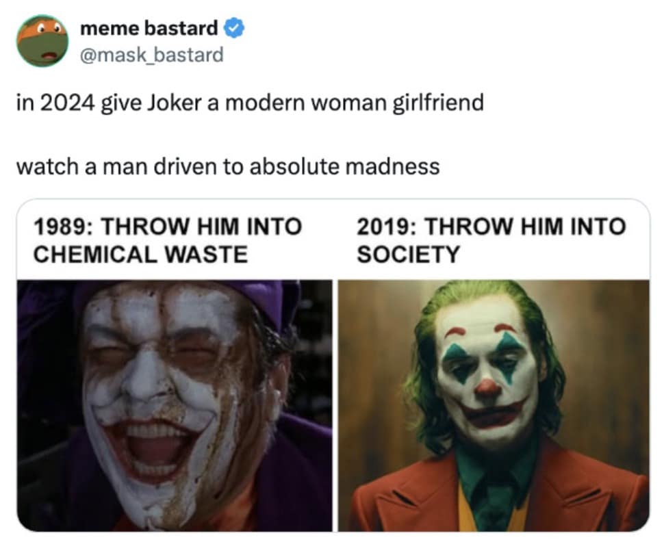 Joker 2 memes, joker 2 reactions, Joker memes, Joker sequel memes, movie roast memes, musical memes, bad movie memes, film satire, movie sequel humor, film criticism memes
